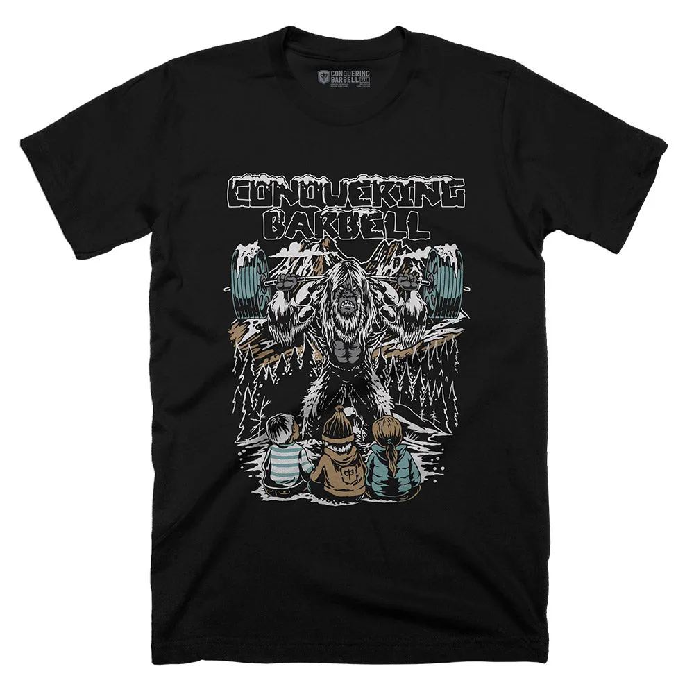 Yeti Squats - on Black Tee