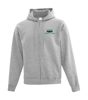 YOUTH Suzuki Cotton Full Zip Hooded Sweatshirt with Left Chest *Embroidered* Logo