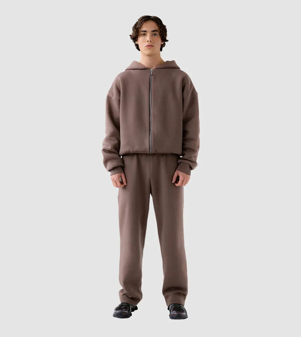 Zip Hoodie November Brown | Perplex
